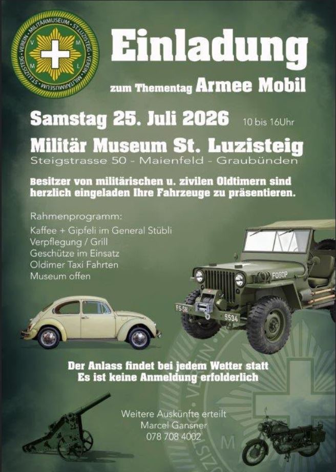 Ausstellung Armee Mobil St. Luzisteig